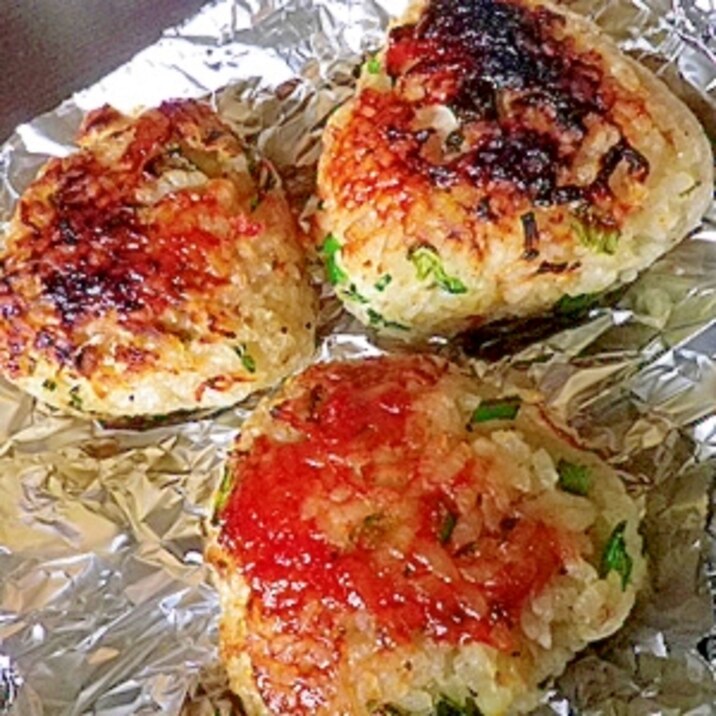 焼きおにぎりナポリタン